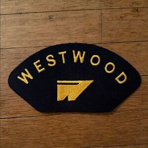 Westwood Navy and Yellow embroidered naval Patch